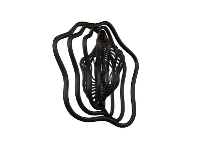 Abstract Sphere v9 003 Low-poly 3D model