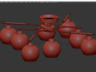 De Markt Low-poly 3D model