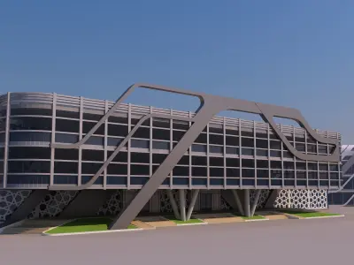 0188 - Culture Center Building 3D model