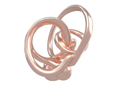 Abstract Ring Shape V5 003 Low-poly 3D model