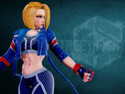 Cammy of Street Figther 6 3D print model