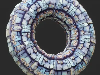 Stylized Roof Seamless Texture  Texture