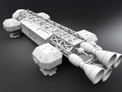 Space 1999 Eagle scale model  3D print model