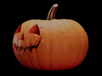 Pumpkin for Halloween 3D model