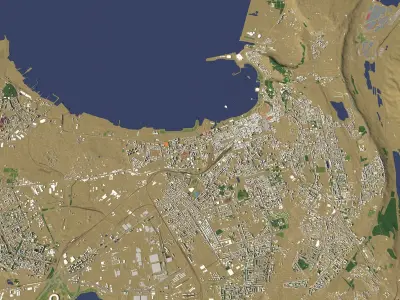 Baku Azerbaijan - city and urban 3D model