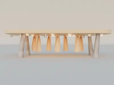 swedish smart  bus stop  3D model