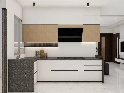 THE ONE WORLD Luxurious Custom Interior Design in Rajkot 3D model