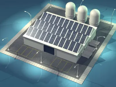 Stilizedcity-recycling center 3D model