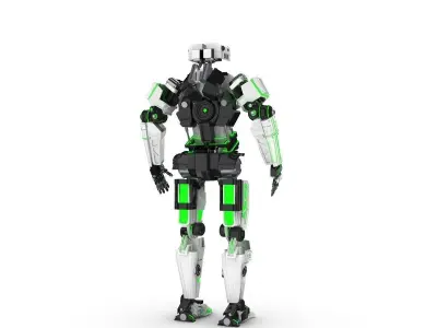 Sci-Fi Male Character 1 3D model