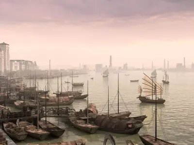 Old Shanghai Bund 3D model