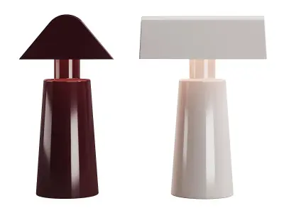 442 And tradition Caret MF1 Matteo Fogale table portable lamp 3D model