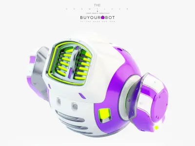 Dog walker VIII bot 3D model