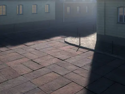 Photoscanned pavement texture collection 3D model