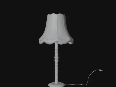 Soviet vintage floor lamp 3D model