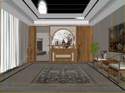 Worship room 3D model