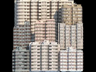 Hong Kong Street V3 3D model