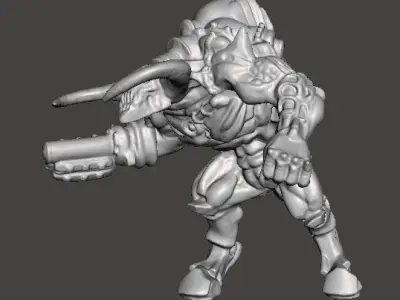 DOOM 3 CYBERDEMON MINIATURE FIGURE MODEL SCIFI GAMES RPG 3D print model