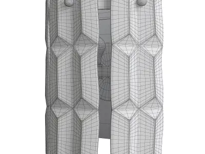 Prism Wall Sconce Low-poly 3D model