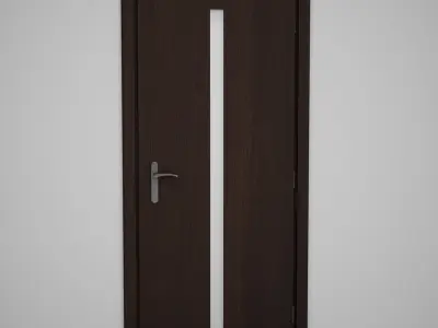 CGAxis Door 3D model 15