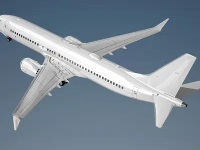  Boeing 737-8 MAX Generic White 