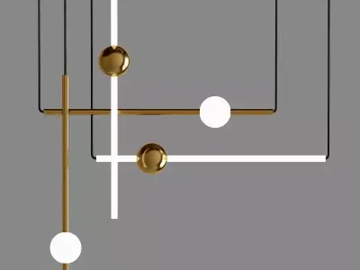 Podvesnoi 774 svetilnik lee broom ORION GLOBE LIGHT 3D model