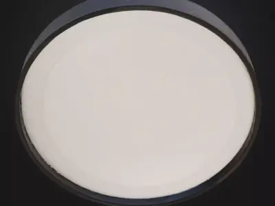 Circular Ceiling Mounted Recessed Lighting Fixture  Low-poly 3D model