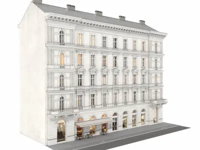 Building Vienna 01 3D model