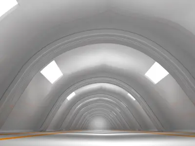 Sci Fi interior Low-poly 3D model get