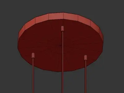Truvor Chandelier 3D model