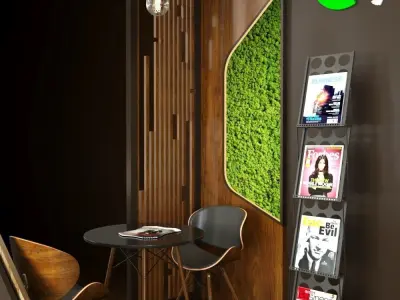 exhibition stand 3D model