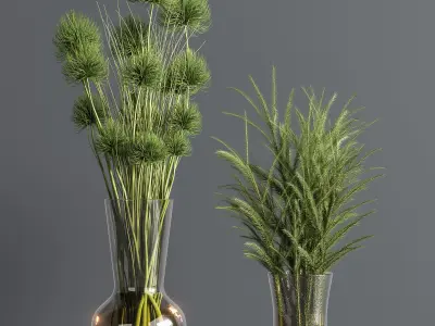 Collaction Plants Bouquet 06 3D model