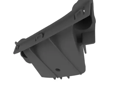 PEUGEOT Door Handle Brackets Left-Right 3D print model