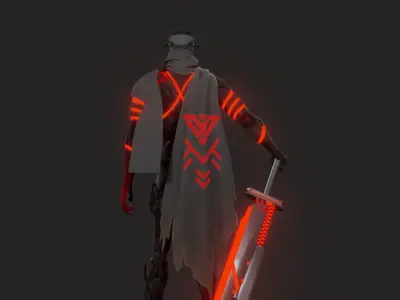 Zero Cyberpunk 3D model