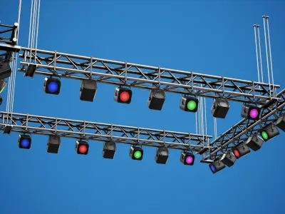 Light Truss - PBR Game Ready Props Low-poly 3D model