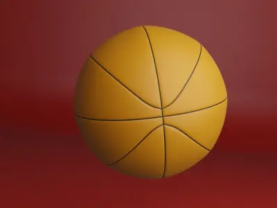 Basketball model ball 3D print model