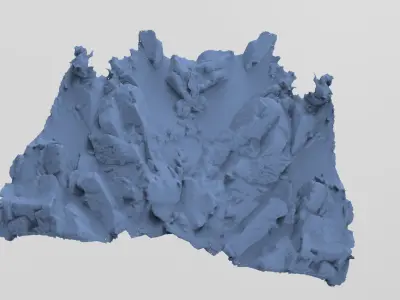 Hidden Desert Rocks  3D model