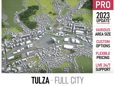 Tulza  Low-poly 3D model