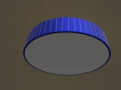 Medo Led 60 srebrnoszara Light Fixture Free 3D model