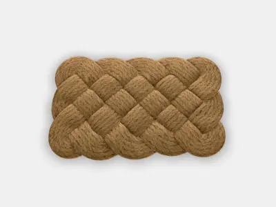 STAVREBY Door mat indoor Low-poly 3D model