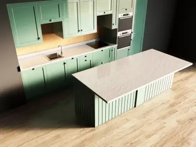 4-Kitchen4 glossy 1 3D model
