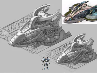 Building - Fleet - Research Laboratory 03 3D model