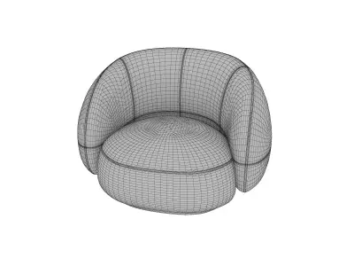 Modern sofa Free low-poly 3D model