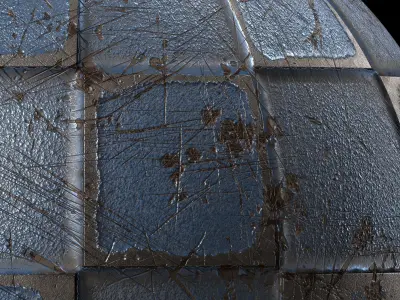 Metal Materials 41- Metal panels By Paint by  Sbsar Texture