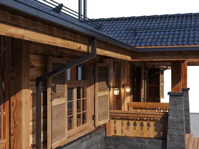 Eco wood v2 3D model