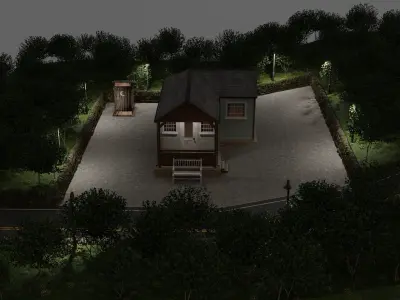 Cabin In The Woods 3D model