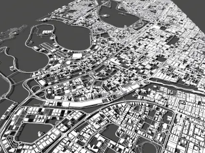 Al Majaz Sharjah United Arab Emirates 3D model