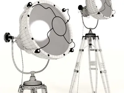 Floor lamp jumbo spot 3D model