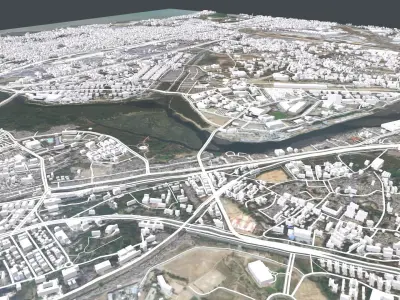 Cityscape Mumbai India 3D model