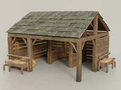 Stable Low-poly 3D model