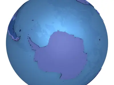  Earth With Countries 